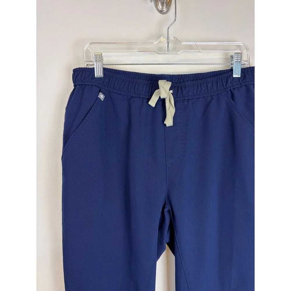 Figs Tansen Scrub Pants Mens Large Navy Blue Jogger Technical Tapered Leg Medic